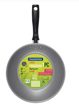 FRIGIDEIRA TRAMONTINA TURIM STARFLON 28CM 2L CINZA/CHUMBO