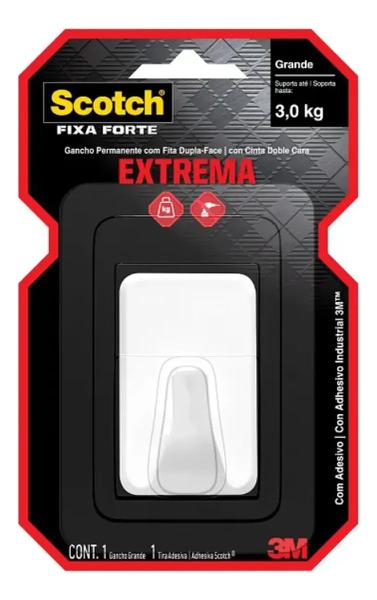 GANCHO SCOTCH-BRITE 3KG FIXA FORTE EXTREMA