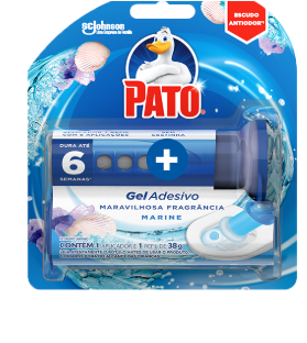 GEL ADESIVO SANITARIO PATO 38G MARINE REFIL 02 DISCOS