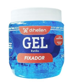 GEL FIXADOR DIHELLEN ESTILO S/ ÁLCOOL 240G AZUL