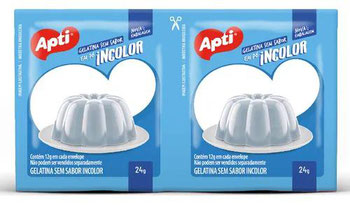 GELATINA SEM SABOR APTI INCOLOR SACHÊ 24GR