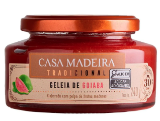 GELEIA CASA MADEIRA 240G TRAD GOIABA