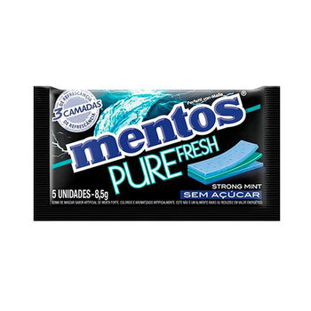 GOMA MASCAR MENTOS 8,5G PURE FRESH STRONG MINT