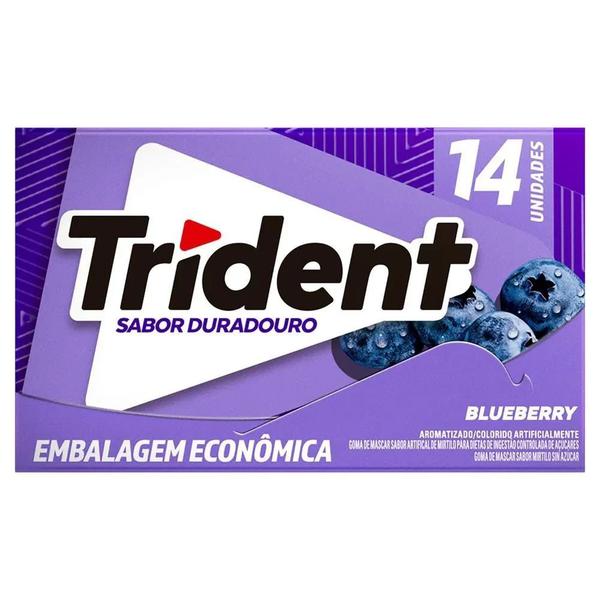 GOMA MASCAR TRIDENT 25,2G BLUEBERRY