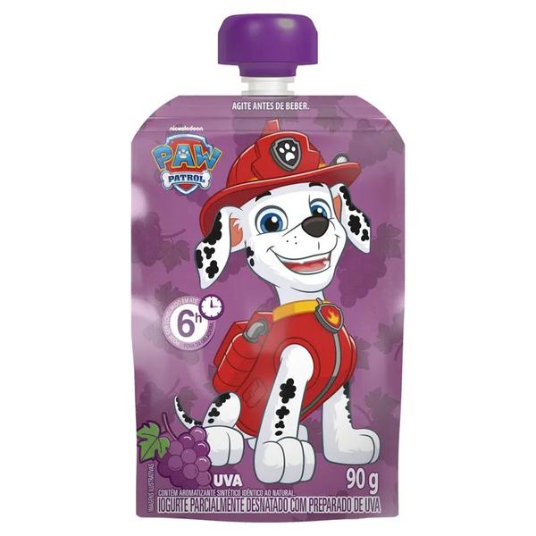 IOGURTE ELEGE POUCH 90G UVA PATRULHA CANINA