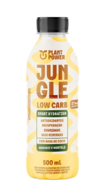 ISOTONICO JUNGLE 500ML LOW CARB ABACAXI E HORTELA