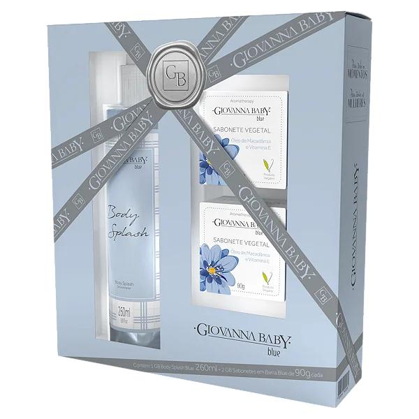 KIT GIOVANNA BABY BODY SPLASH + 2 SABONETE 90G BLUE