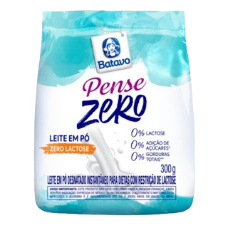 LEITE PO BATAVO PENSE ZERO 300G SACHE DESNATADO