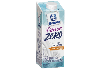LEITE UHT BATAVO PENSE ZERO 1L DESNATADO ZERO LAC