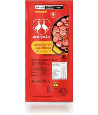 LINGUIÇA PERDIGÃO CALABRESA 400GR
