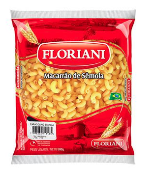 MACARRÃO FLORIANI 500G SEMOLA CARACOLINO