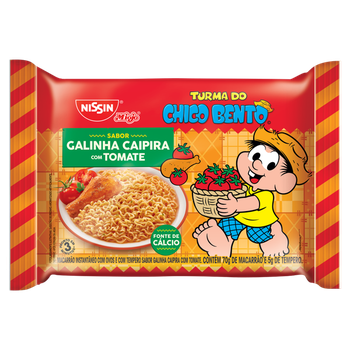 MACARRAO NISSIN LAMEN 75G GALINHA CAIPIRA C/TOMATE