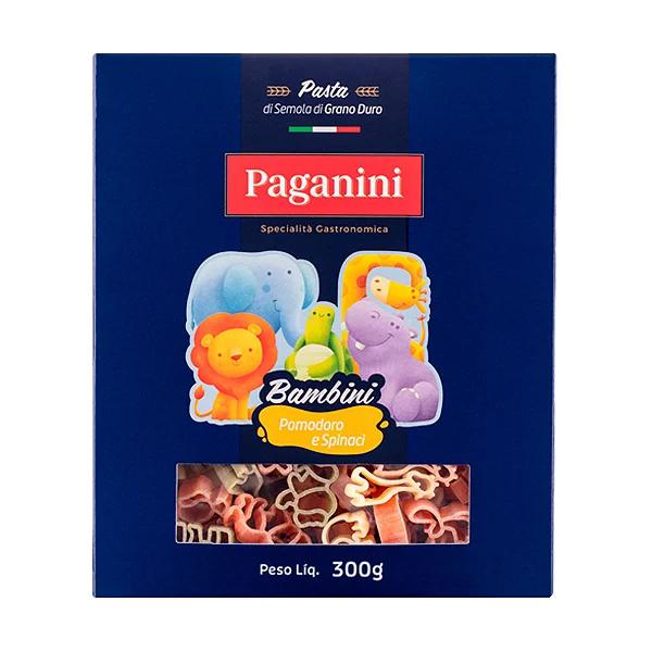 MACARRAO PAGANINI 300G BAMBINI TRICOLORE BICHINHOS