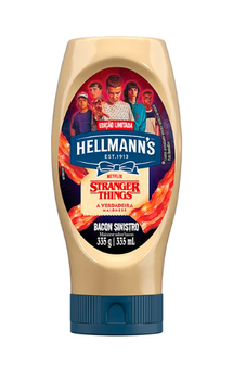 MAIONESE HELLMANNS 335G SQZ BACON SINISTRO