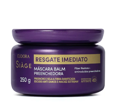 MASCARA TRATAMENTO EUDORA SIAGE 250ML RESGATE IMEDIATO