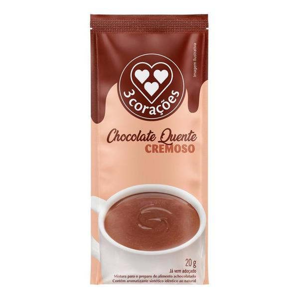 MIST.CHOCOLATE QUENTE 3 CORACOES 20G CREMOSO
