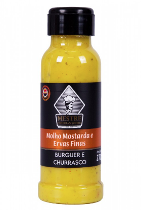 MOLHO M.CHURRASQUEIRO 270G MOSTARDA E ERVAS FINAS