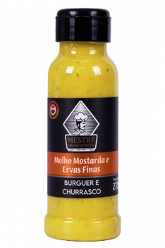 MOLHO M.CHURRASQUEIRO 270G MOSTARDA E ERVAS FINAS