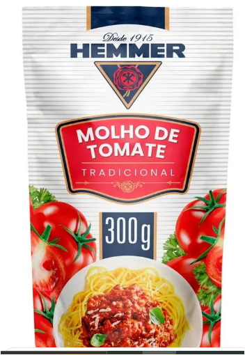 MOLHO TOMATE HEMMER 300G TRADICIONAL
