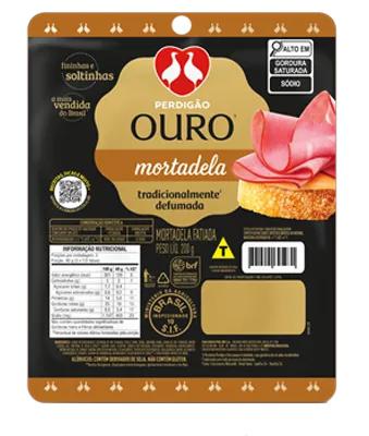 MORTADELA PERDIGÃO OURO FATIADA 200G
