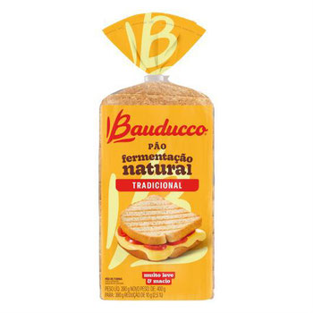 PÃO BAUDUCCO FERMENTAÇÃO NATURAL TRADICIONAL 400GR