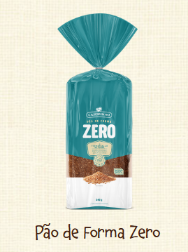 PÃO CASEIRINHO ZERO 340G DE FORMA