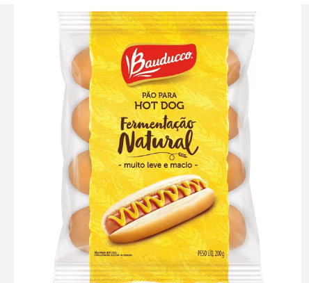 PAO BAUDUCCO HOT DOG 200G
