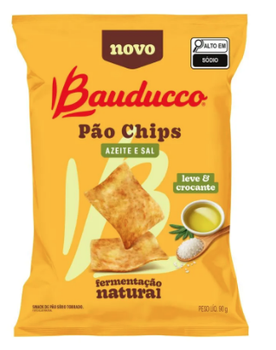 PAO CHIPS BAUDUCCO 90G AZEITE E SAL