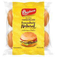 PAO HAMBURGUER FERM NATURAL BAUDUCO 200G 10