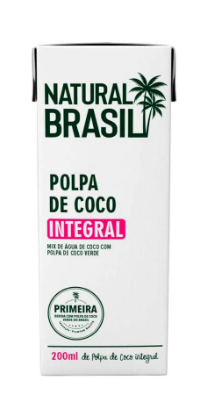 POLPA COCO NATURAL BRASIL 200ML INTEGRAL