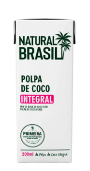 POLPA COCO NATURAL BRASIL 200ML INTEGRAL