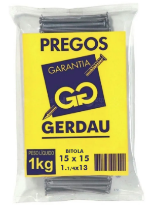 PREGO GERDAU 15X15