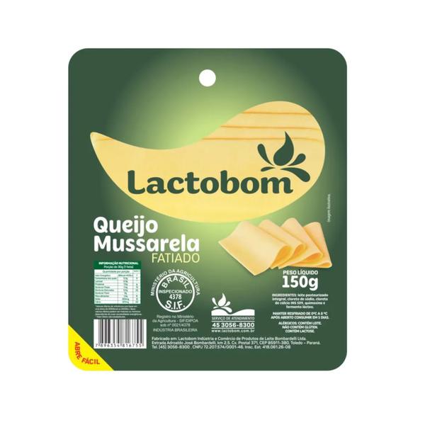 QUEIJO MUSSARELA LACTO BOM 150G