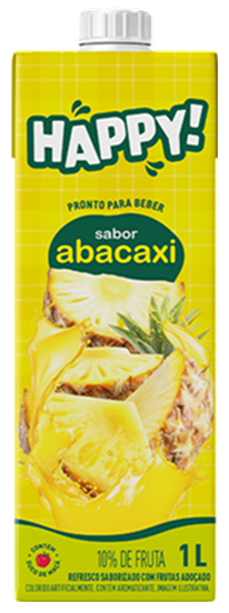 REFRESCO HAPPY 1L ABACAXI E MACA ADOCADO