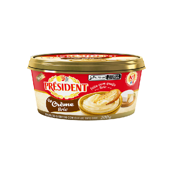 REQUEIJAO LA CREME PRESIDENT 200G BRIE