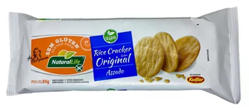 RICE CRACKER NATURAL LIFE 84G S/GLUTEN NATURAL