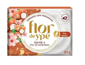 SABONETE FLOR DE YPE 85G HIDRATANTE KARITE E FLOR DE AMENDOAS