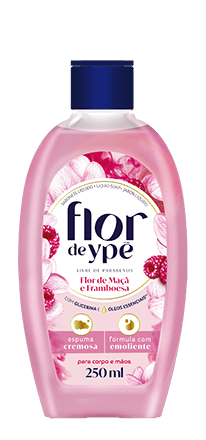SABONETE LIQUIDO FLOR DE YPE 200ML FLOR DE MACA E FRAMBOESA