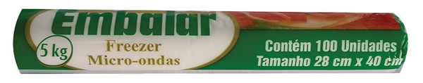 SACO P/FREEZER EMBALAR C/100 5KG
