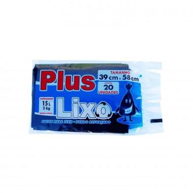 SACO P/LIXO PLUS LIXO C/20 15L