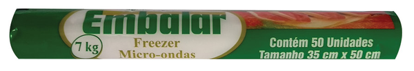 SACOS PARA FREEZER EMBALAR BOBINA PICOTADA 50 DE 7KG