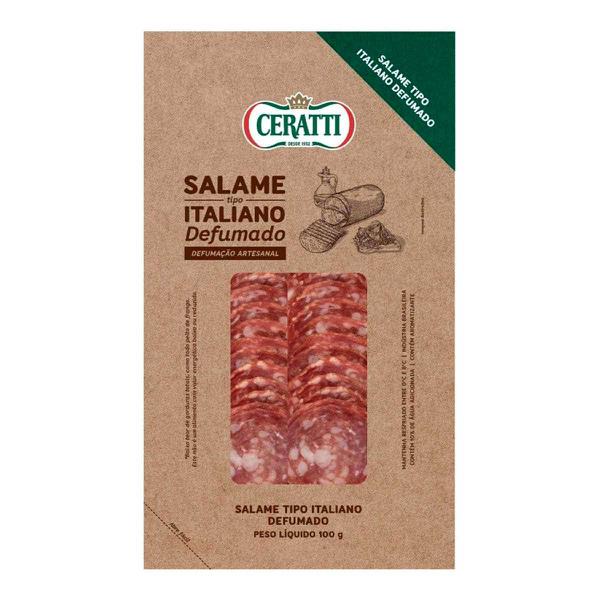 SALAME CERATTI 100G ITALIANO FATIADO