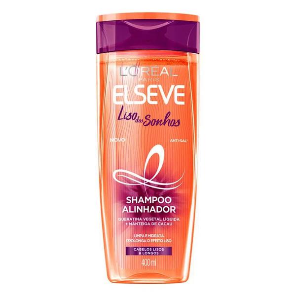 SHAMPOO ELSEVE 400ML LISO DOS SONHOS