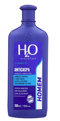 SHAMPOO H2O 350ML MEN ANTICASPA