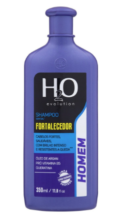 SHAMPOO H2O 350ML MEN FORTALECEDOR