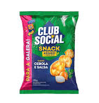 SNACK CLUBE SOCIAL 115G CEBOLA E SALSA