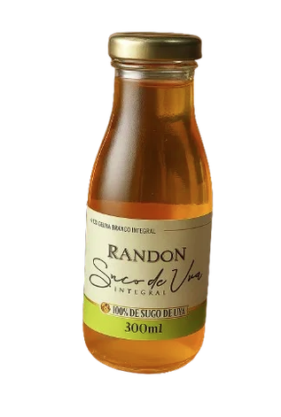 SUCO DE UVA RANDON 300ML INTEGRAL BRANCO