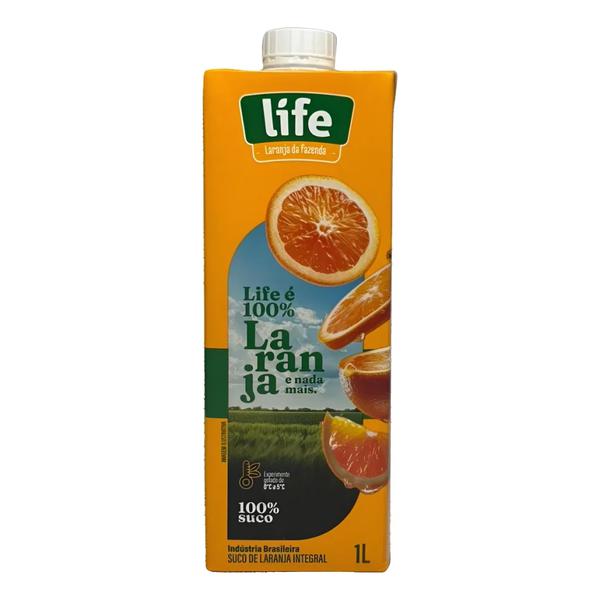 SUCO LIFE 1L LARANJA TP