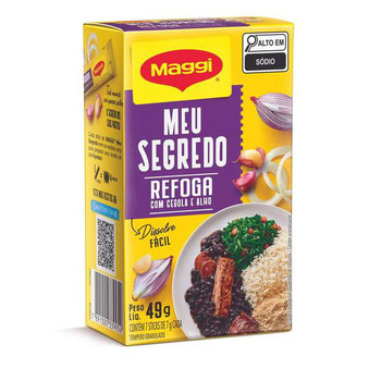 TEMPERO MAGGI 49G MEU SEGREDO REFOGA