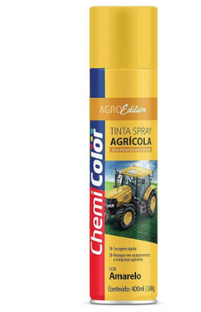 TINTA SPRAY CHEMICOLOR 400ML AGRIC.AMARELO CP